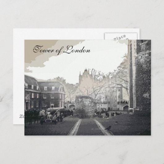 Tower van Londen door Alexandra Cook o.a. Linandar Briefkaart (Voorkant / Achterkant)