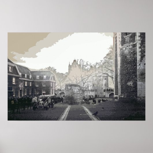 Tower van Londen door Alexandra Cook o.a. Linandar Poster (Voorkant)
