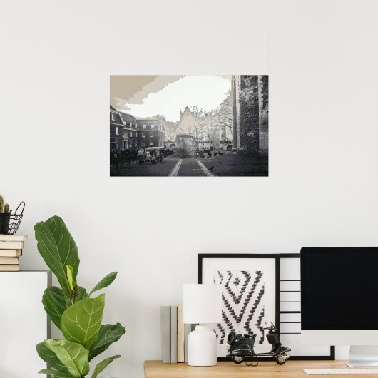 Tower van Londen door Alexandra Cook o.a. Linandar Poster (Thuiskantoor)