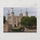 Tower van Londen Engeland van over de rivier Briefkaart (Voorkant)