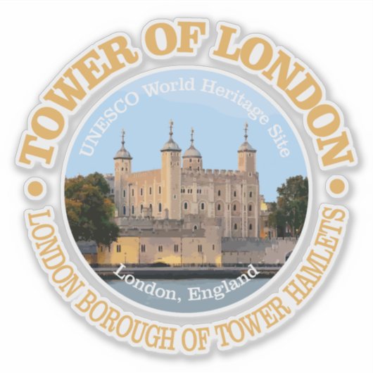 Tower van Londen Sticker (Voorkant)