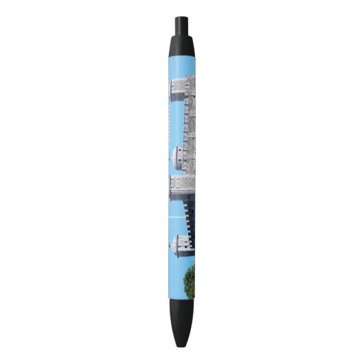 Tower van Londen Zwarte Inkt Pen (Voorkant Verticaal)