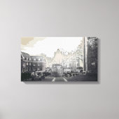 Tower van London Black and White Canvas Afdruk (Voorkant)