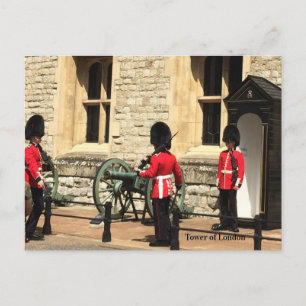 Tower van London Guards Briefkaart