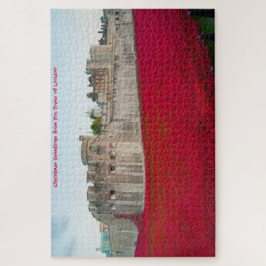 Tower van London November Poppies Jigzaag Puzzle Legpuzzel (Verticaal)