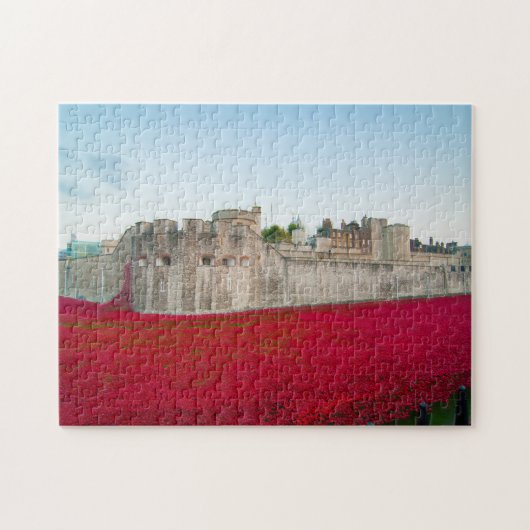 Tower van London November Poppies Legpuzzel (Horizontaal)