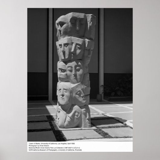 Tower van maskers, UCLA, 1966 Poster (Voorkant)