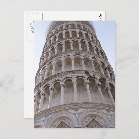 Tower van Pisa Briefkaart (Voorkant / Achterkant)