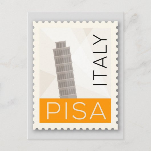 Tower van Pisa Briefkaart (Voorkant)