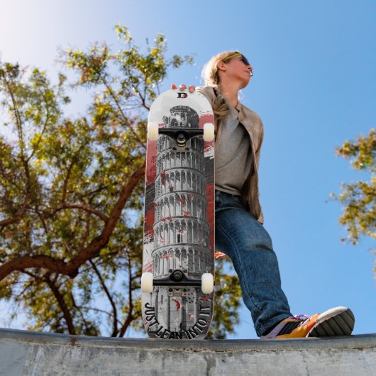 Tower van Pisa Dd Brand Persoonlijk Skateboard (Buiten 1)