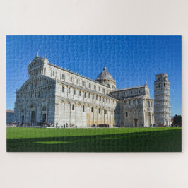 Tower van Pisa en Dome italiaanse attracties Legpuzzel