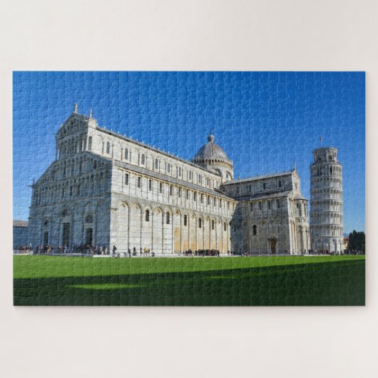 Tower van Pisa en Dome italiaanse attracties Legpuzzel (Horizontaal)