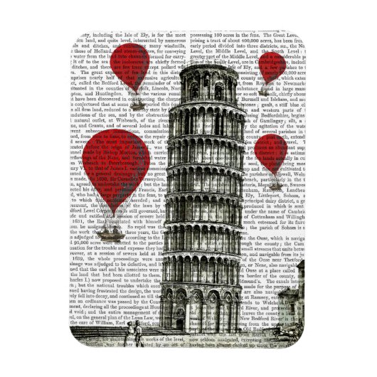 Tower van Pisa en Red Hot Air-ballonnen Magneet (Verticaal)