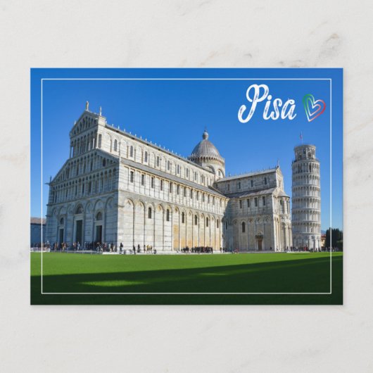 Tower van Pisa europe: reisfotografie Briefkaart (Voorkant)