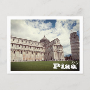 Tower van Pisa europe: reisfotografie Briefkaart