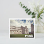 Tower van Pisa europe: reisfotografie Briefkaart (Staand voorkant)