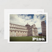 Tower van Pisa europe: reisfotografie Briefkaart (Voorkant / Achterkant)