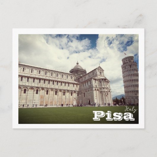 Tower van Pisa europe: reisfotografie Briefkaart (Voorkant)