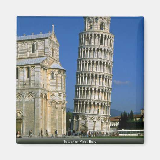 Tower van Pisa, Italië Magneet (Voorkant)