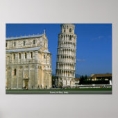 Tower van Pisa, Italië Poster (Voorkant)