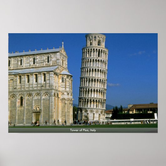 Tower van Pisa, Italië Poster (Voorkant)