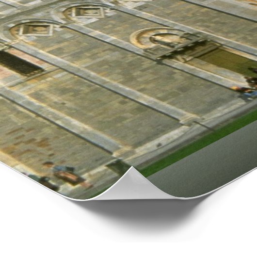 Tower van Pisa, Italië Poster (Hoek)