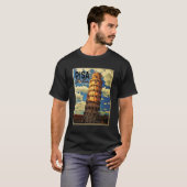 Tower van Pisa ltaly T-shirt (Voorkant volledig)
