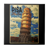 Tower van Pisa ltaly Tegeltje (Voorkant)