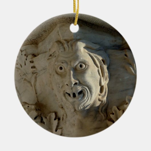 Tower van Pisa Mascherone, Italië - sierplant Keramisch Ornament (Voorkant)