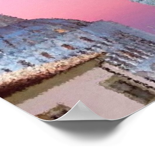 Tower van Pisa Poster (Hoek)