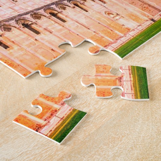 Tower van Pisa Puzzle Legpuzzel (Zijkant)