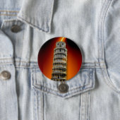 Tower van Pisa Ronde Button 7,6 Cm (In situ)