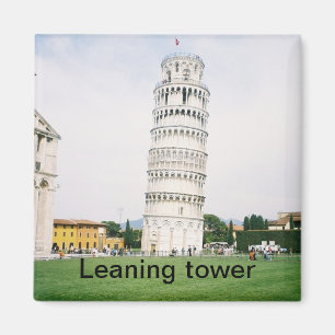 Tower van Pisa Square Magnet