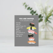 Tower van Sushi - Een ruggengraat van Fun Sushi Fr Kaart (Staand voorkant)