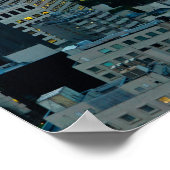 Tower van Tokio bij nacht : Poster (Hoek)