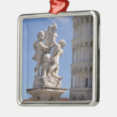 Tower voor beeld en leaning van Pisa Metalen Ornament (Links)