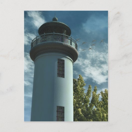 Tower voor lichthuis briefkaart (Voorkant)