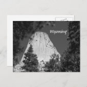 Tower voor zwarte en witte duivels briefkaart (Voorkant / Achterkant)