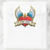 Tower Youth Heart Sticker vierkant (Tas)