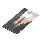 Tower - zondzonnettoren van Tokio 東 ワ ー 日 京 タ の Creditkaart Flessenopener (Achterkant Gekanteld)