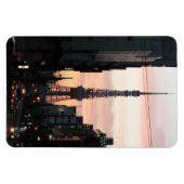 Tower - zondzonnettoren van Tokio 東 ワ ー 日 京 タ の Magneet (Horizontaal)