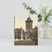 Towerboog, Lubeck, Duitsland, zeldzame Photochrom Briefkaart (Staand voorkant)