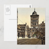 Towerboog, Lubeck, Duitsland, zeldzame Photochrom Briefkaart (Voorkant / Achterkant)
