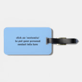 Towerbrug Bagagelabel (Achterkant horizontaal)