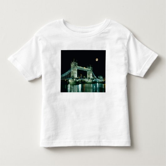 Towerbrug bij Night, Londen, Engeland Kinder Shirts (Voorkant)