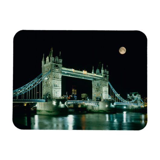 Towerbrug bij Night, Londen, Engeland Magneet (Horizontaal)