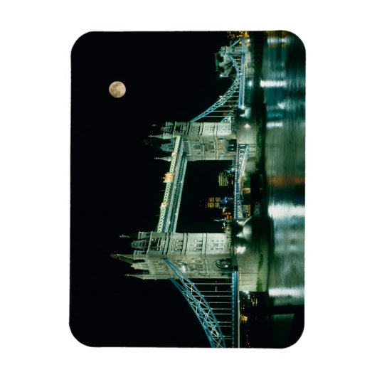 Towerbrug bij Night, Londen, Engeland Magneet (Verticaal)