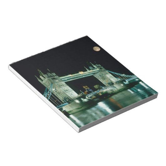 Towerbrug bij Night, Londen, Engeland Notitieblok (Schuin)