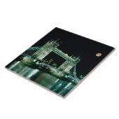 Towerbrug bij Night, Londen, Engeland Tegeltje (Zijkant)