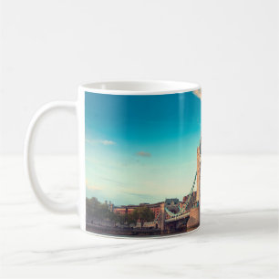 Towerbrug bij zonsondergang, Londen, londen, brid Koffiemok